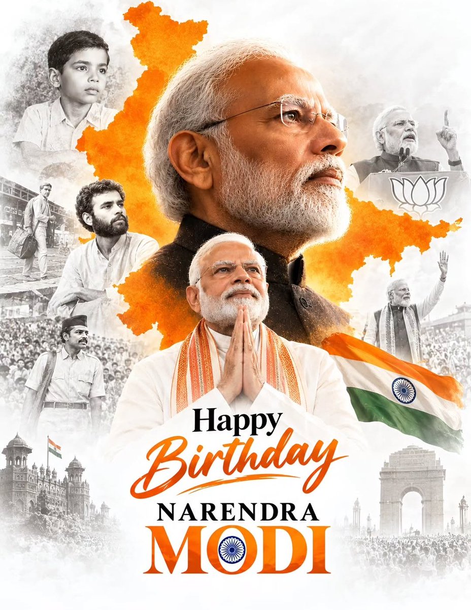 SadwikBalleda's tweet photo. Warmest birthday wishes to the Hon’ble Prime Minister. @narendramodi garu💐 May this special day bring you good health, happiness, and renewed energy to continue your service to the nation. Wishing you many more years of success and fulfilment. 🇮🇳🙏
#narendramodi #PMOIndia https://t.co/lotJ39bRYi