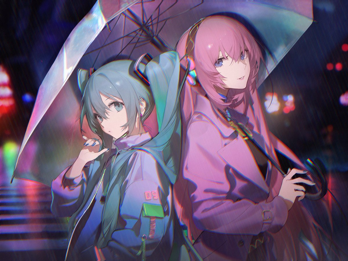 lulumiwhite's tweet photo. 雨が降った時

#ボカロ #初音ミク #巡音ルカ　 #PixAITsubakiV3 https://t.co/6uqCdzNQ9r