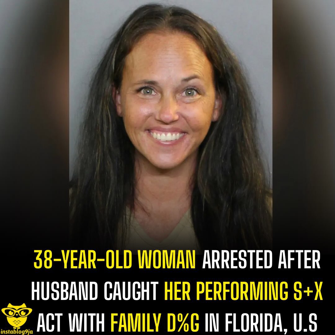 instablog9ja's tweet photo. 38-Year-Old Woman Arrested After Husband Caught Her Performing S+x Act With Family D%g In Florida, U.S

A 38-year-old Florida woman, Malia Nummerdor, has been arrested after her husband allegedly discovered footage of her engaging in s+xual activity with their family d%g.

Nummerdor was charged with engaging in s+xual contact with an animal after her husband reportedly shared the allegations on Facebook and told police he had photographic and video evidence, according to Gulf Coast News.

Police said the husband had installed two security cameras inside their home while trying to identify who had been taking money from a coin jar. He reportedly said everyone in the household knew about the cameras.

However, while reviewing footage from a camera positioned in a bedroom, the man allegedly discovered recordings showing Nummerdor engaging in s+xual acts with the family d%g. He subsequently showed investigators images from the footage and gave them access to the laptop where the recordings were stored.

During an interview with police on Tuesday, Nummerdor acknowledged that the footage showed her with the dog but denied engaging in any s+xual contact. She reportedly told officers that she was only petting the animal.

According to the arrest report, however, police found her explanation contradictory and said she could not account for what she appeared to be doing in the video.

Nummerdor was arrested Tuesday and booked into the Charlotte County Jail.