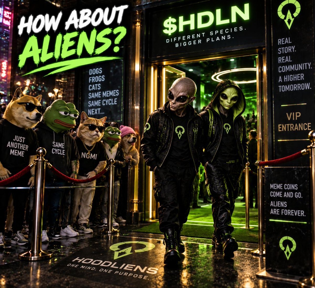 0xGreat_'s tweet photo. @Psycho10x If you’re looking for something with an actual universe behind it, keep an eye on $HDLN 👽

@HoodliensHDLN
CA: 0xFd149B52C4265E6FE9c6d5AE7a39cCc627703875

The Order is building different. https://t.co/TH5zbdm2DT