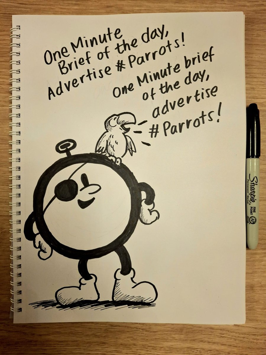 OneMinuteBriefs's tweet photo. One Minute Brief of the Day - 17/09/26
Create posters to advertise #PARROTS 🦜

💡 Enter today’s brief on X and/or LinkedIn to feature on our daily Facebook Round-Up.

📲 You can also share submissions on Insta via posts & stories.

* Notes/Scribbles/Designs all welcome. 
* Enter as many times as you like.
* Remember to add your name/handle in the top-left corner. 

🔄 Likes/Reposts appreciated. Sharing is caring. 

⏱️ Deadline 6pm BST

The daily creative competition for quick-thinkers, advertising creatives, copywriters, graphic designers and marketing enthusiasts…

Everyone’s welcome. 👋