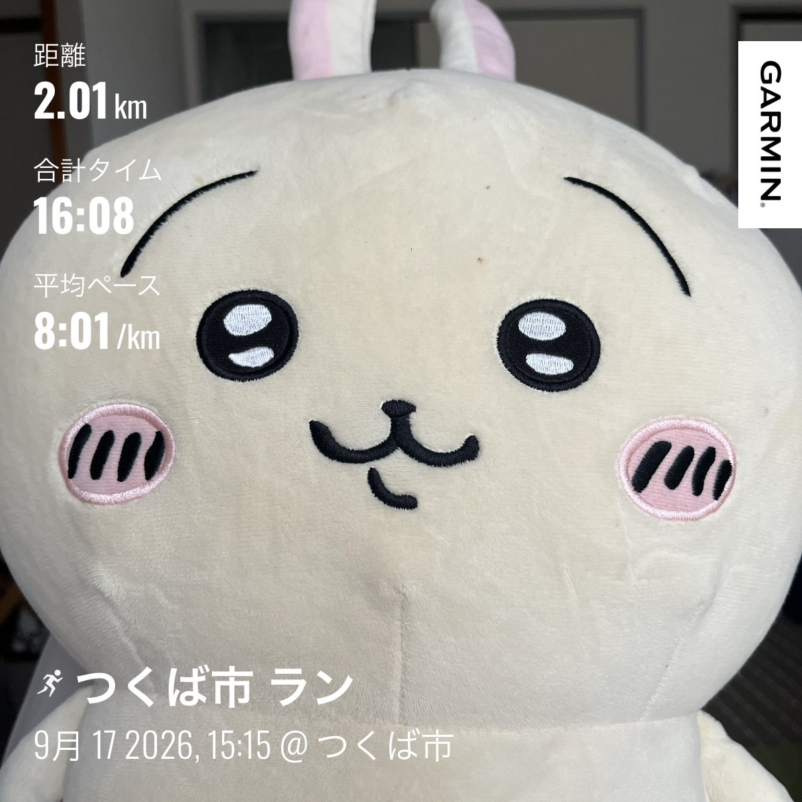 Ayarun55's tweet photo. 晴れてて気持ちよかったらラン行ってきた！
ランというか…ジョグ…？いや早歩き…🤣
みたいな感じでしたがまずは目標だった
2km走れました\( ˆoˆ )/
ランナー復帰🏃‍♀️かな！継続していく👊✨

私の相棒うさぎ🐰ぬい活してます🧸 https://t.co/ols5xJaVeh