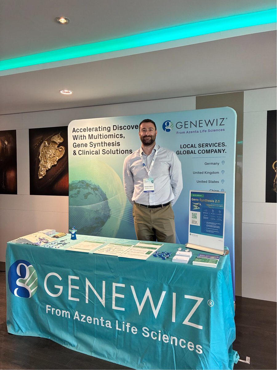GENEWIZSciences's tweet photo. @GENEWIZSciences is attending TAS 2026 in Évora! 🔬
We had a great start at our booth and enjoyed meeting so many of you already.
Interested in learning more about our services? Stop by booth #10 and get in touch with our experts!
#GENEWIZ #TAS2026 #multiomics https://t.co/A7D0kJPHtd