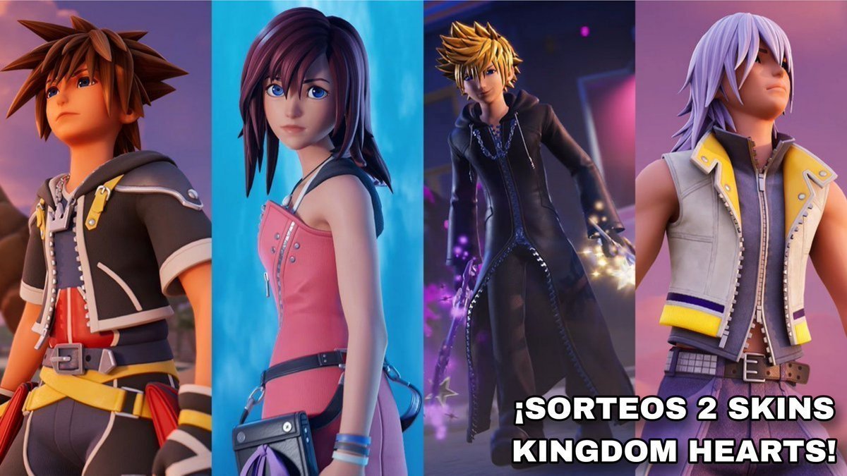 CallofMikels's tweet photo. ¡SORTEO 2 SKINS FORTNITE x KINGDOM HEARTS! 🎉

📌 Requisitos:
- Seguir a: @CallofMikels + @Yurena19089162 
- Dar Me Gusta y RT
- Comenta la SKIN que quieres

🗓️ Finaliza en 48 horas

Usa el Codigo "CallofMikels" 🤑

#Fortnite #Giveaway https://t.co/95vLd6sLzL