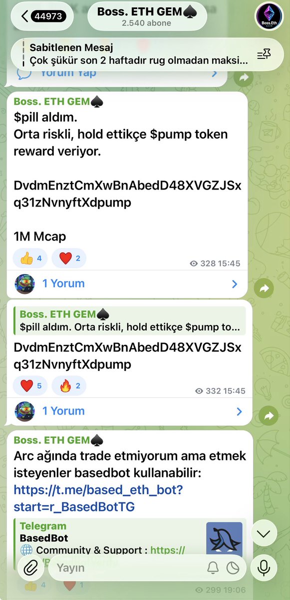 0xBosseth's tweet photo. $pill $solana ağı 

1m mc and >>> 3.5m mc

3.5x+++

Ufak ufak kazanmaya devam acelem yok fırsat kazanç nerede var ise o masada olmaya devam.. https://t.co/3bkfvG4FIQ
