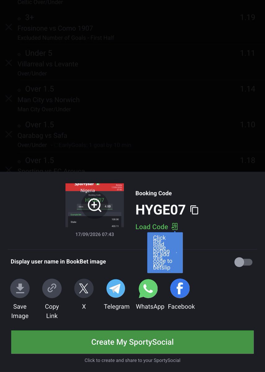 Santo_Bkeko's tweet photo. Sportybet Code: HYGE07

#Sportybet #Investment https://t.co/irjBb80OeN