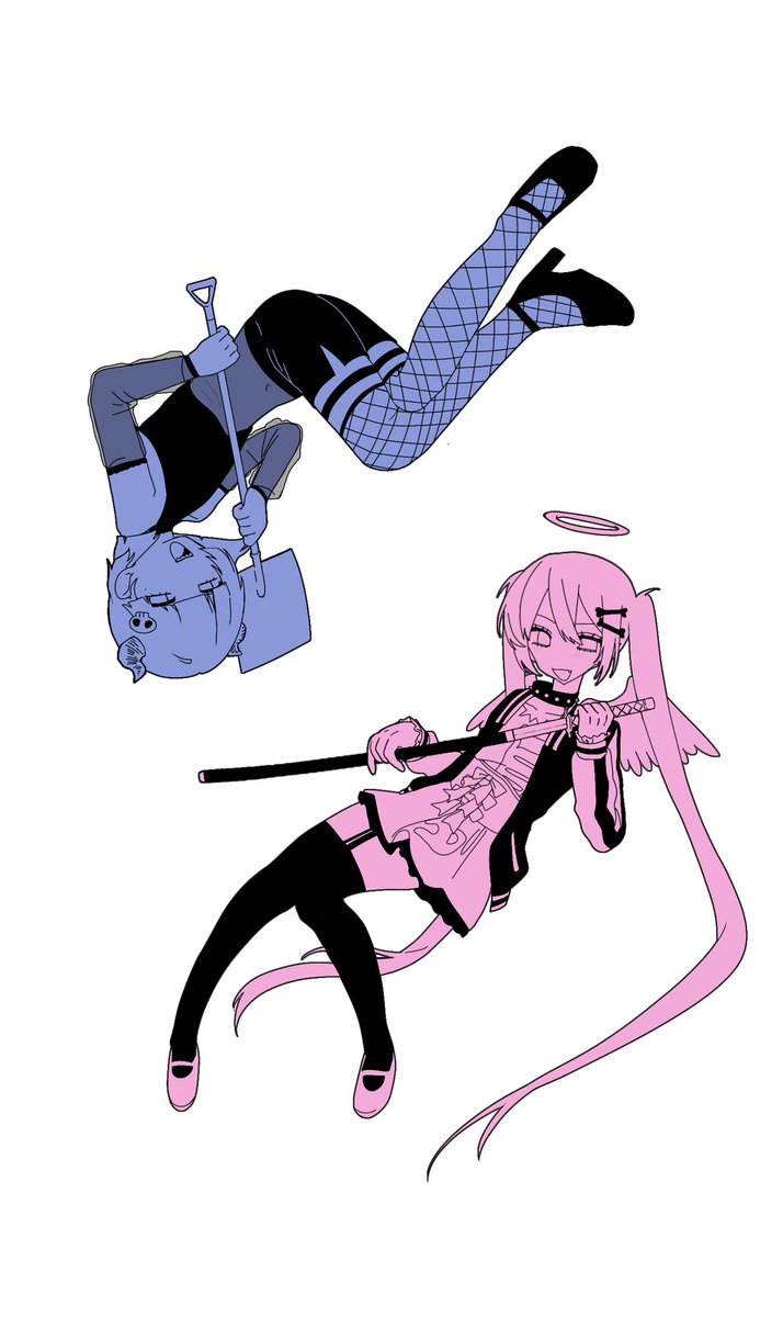 HATSURO_itmn's tweet photo. 合作で可愛い絵沢山描きました🎀 https://t.co/TCbbaukl9O