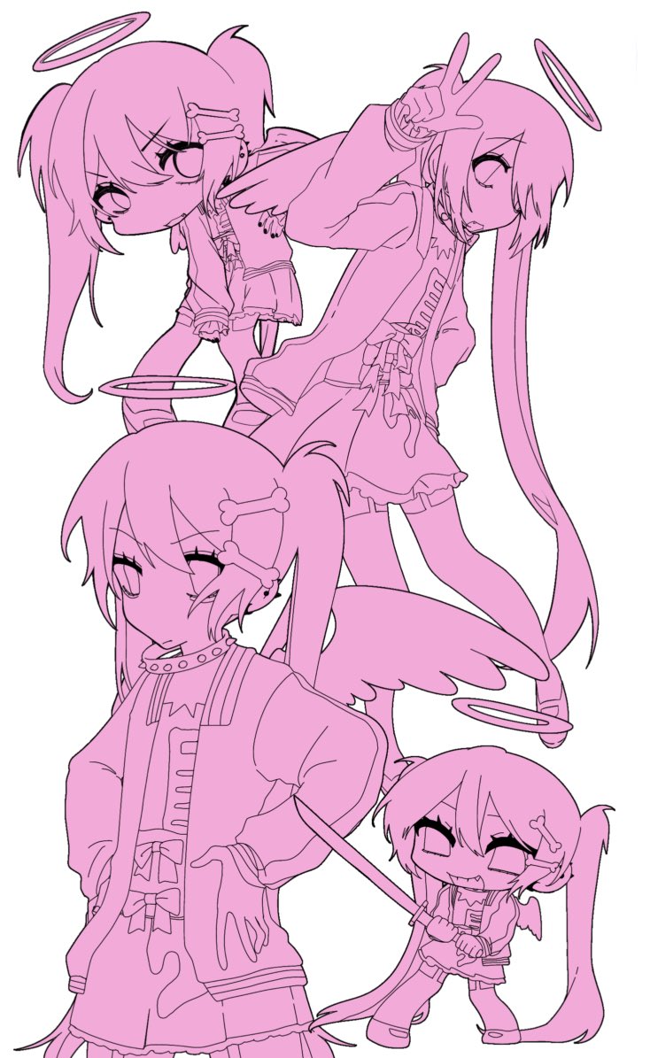 HATSURO_itmn's tweet photo. 合作で可愛い絵沢山描きました🎀 https://t.co/TCbbaukl9O
