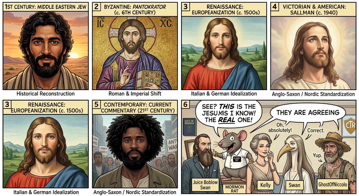 otughgy's tweet photo. How Jesus Christ was gradually reimagined https://t.co/6nAVFpkIUw