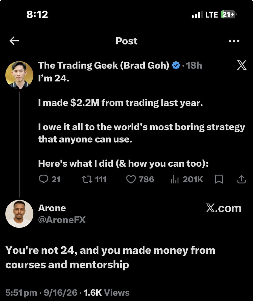 demofxtrader's tweet photo. This one to cast my mentor 😭 https://t.co/1TpoISbvTQ