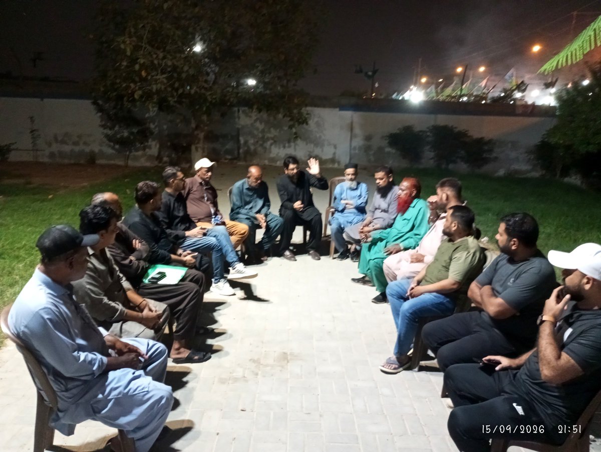 GNz11_32's tweet photo. مورخہ 15 ستمبر بروز منگل
نیو کراچی ٹاؤن میں #مہم_برائے_انتظامی_یونٹ کے سلسلے میں ڈسٹرکٹ انتظامی یونٹ کمیٹی اور ٹاؤن آرگنائزنگ کمیٹی، نیو کراچی ٹاؤن کے ساتھ ایک میٹنگ کا اہتمام کیا گیا۔ اس میٹنگ میں اراکین ڈسٹرکٹ کمیٹی جنید عالم بھائی، 1/3 https://t.co/ChIEjMCjaK