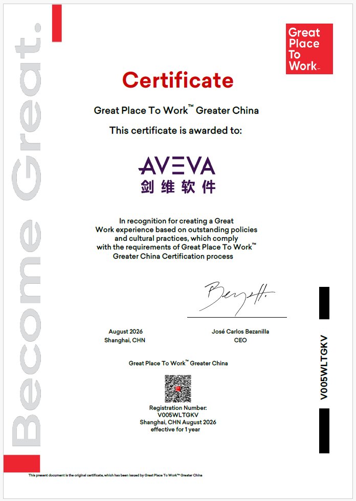 siddamshety's tweet photo. Recognition like this is earned through the collective efforts of people who create an environment where everyone can learn, contribute, and thrive. Congratulations to AVEVA China on this fantastic achievement. 💙 #TeamAVEVA https://t.co/aAhtG4Lizq https://t.co/h90p8jIb39