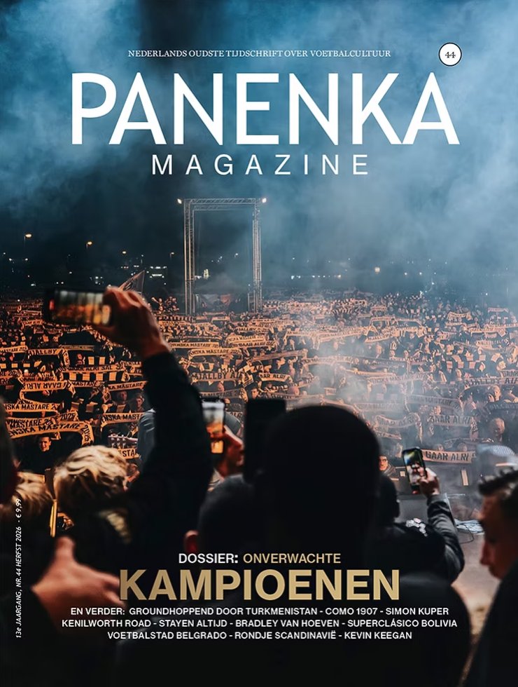 FeverPitchnl's tweet photo. In de derde week van september komt Panenka Magazine weer uit. In de editie over onverwachte kampioenen ook een interview met schrijver Simon Kuper. https://t.co/b3WxsS200R