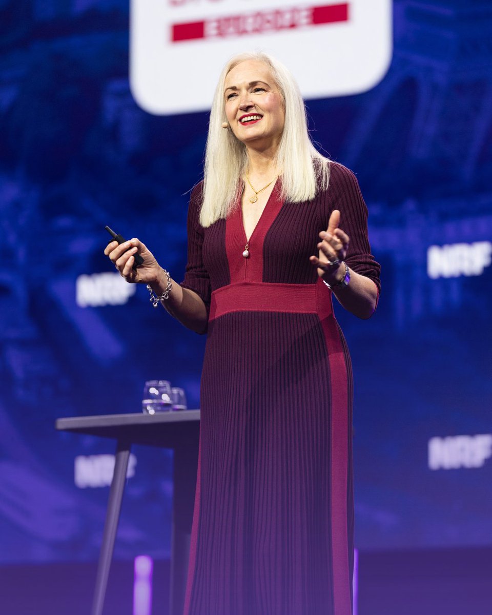 nrfeurope's tweet photo. Today is the final day of NRF 2026 Europe 🎤

🎟️ Get your pass: https://t.co/oJHvBm9jwJ

For the final day of NRF 2026: Retail’s Big Show Europe, choose the experience that matches what you are looking for:

💡 Big-picture insights on the Keynote Stage

🎯 Focused conversations in the Breakout Sessions

🚀 Emerging trends on the Innovation Stage

🛍️ Retail solutions and success stories during the Exhibitor Big Ideas Sessions

Swipe through the carousel, plan your day and make the most of every moment.

📍 Paris Expo Porte de Versailles

🕤 Today from 9:30am to 4pm

#NRFEurope #RetailInnovation #RetailInsights #TheNextNow