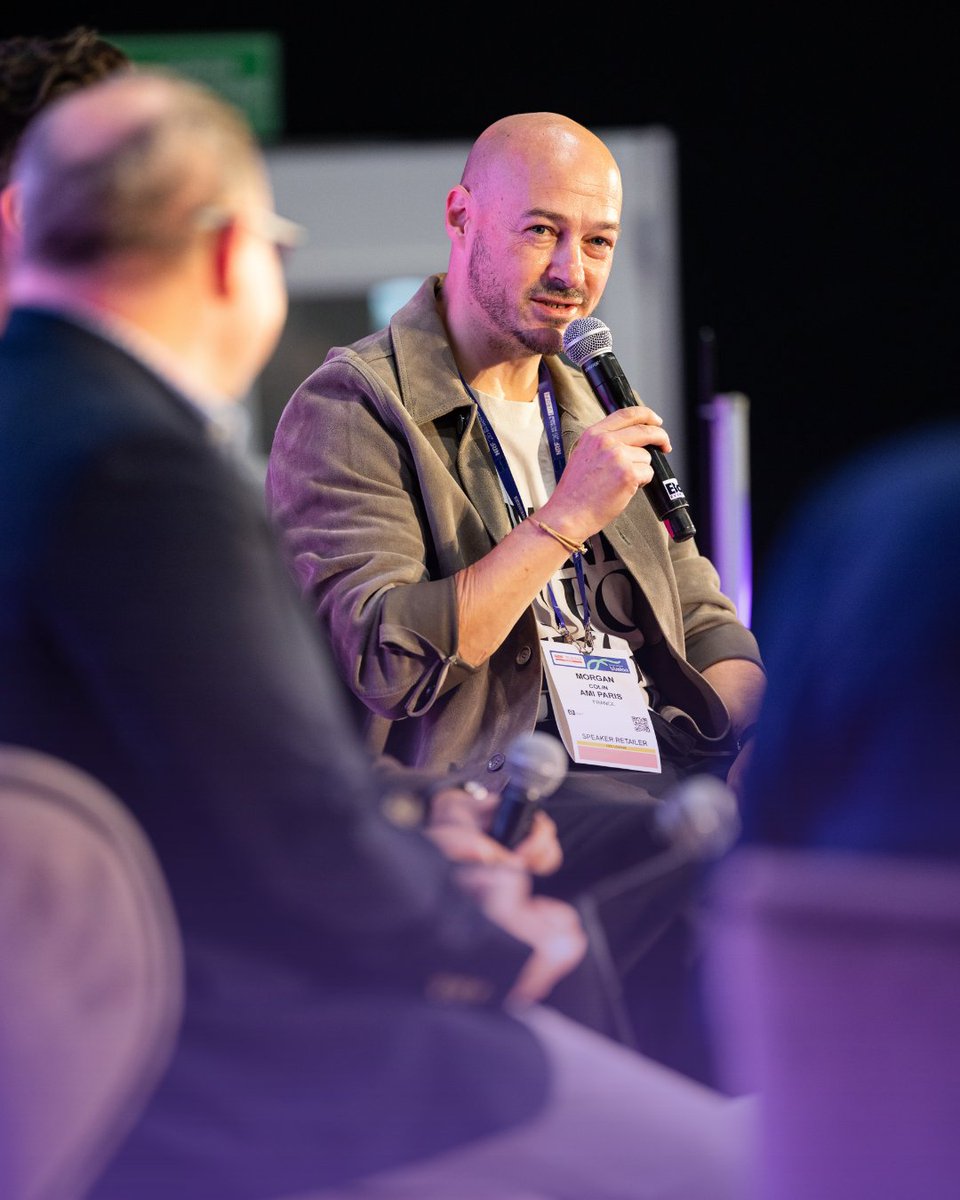 nrfeurope's tweet photo. Today is the final day of NRF 2026 Europe 🎤

🎟️ Get your pass: https://t.co/oJHvBm9jwJ

For the final day of NRF 2026: Retail’s Big Show Europe, choose the experience that matches what you are looking for:

💡 Big-picture insights on the Keynote Stage

🎯 Focused conversations in the Breakout Sessions

🚀 Emerging trends on the Innovation Stage

🛍️ Retail solutions and success stories during the Exhibitor Big Ideas Sessions

Swipe through the carousel, plan your day and make the most of every moment.

📍 Paris Expo Porte de Versailles

🕤 Today from 9:30am to 4pm

#NRFEurope #RetailInnovation #RetailInsights #TheNextNow