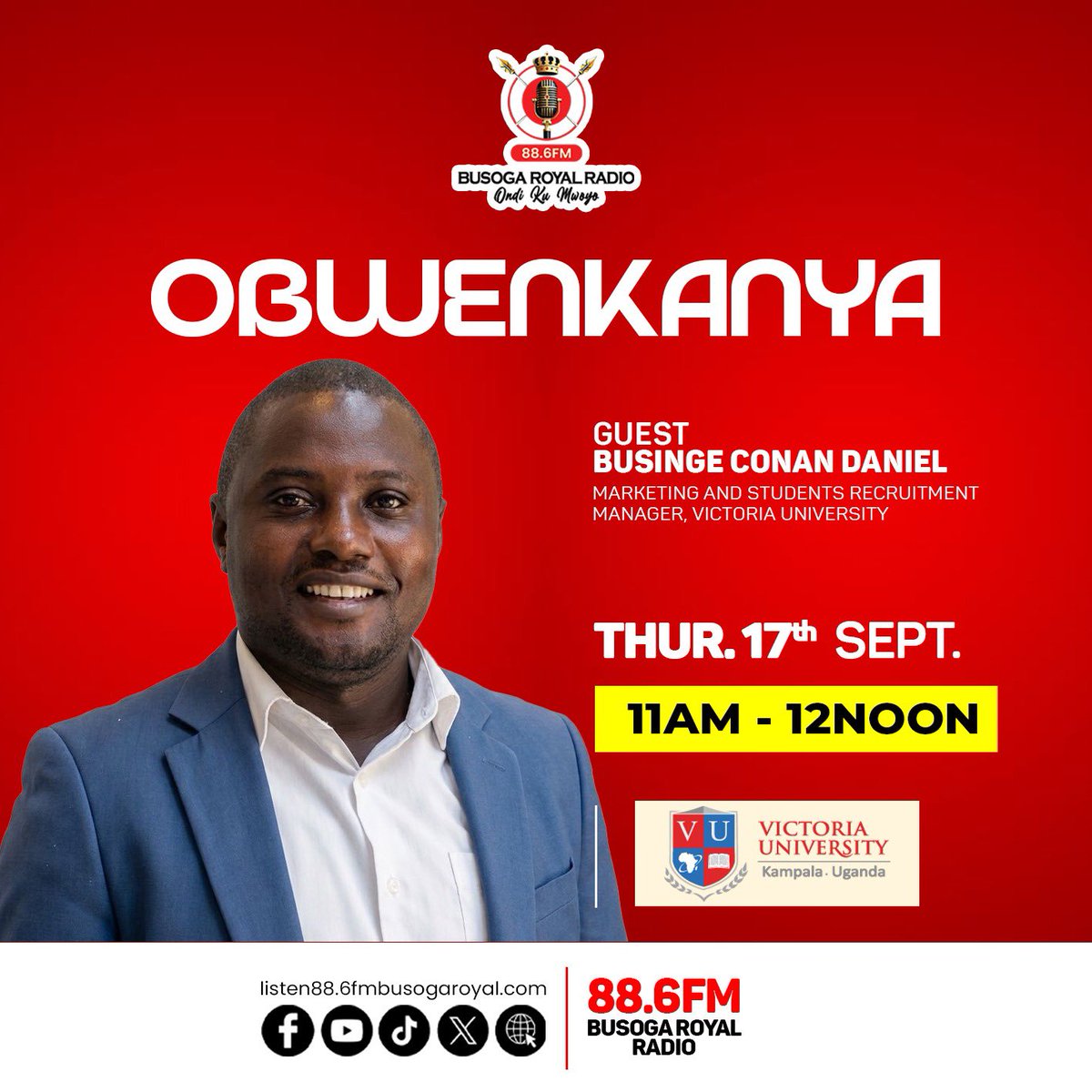 VUKampala's tweet photo. We are back today @BusogaRRadio @busogaroyal1. Thank you @KingNadiopeIV for allowing us to work with your Kingdom to support our people! Education is very key in all our lives! @ReachDrMuganga @cbusinge https://t.co/lTxomNAtSV