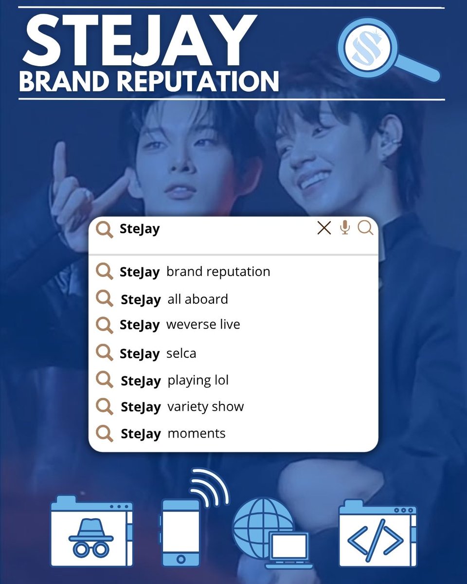 stejayglobal's tweet photo. [🔎] 260921 FINDING STEJAY

SteJay’s online presence boosting time! 💙🩵

Search for 아홉 스티븐 and 아홉 제이엘 separately on these following platforms:

🔗https://t.co/NdwTbcHcam
🔗https://t.co/VrbmaU4l1J
🔗https://t.co/DE5HGuLosB
🔗https://t.co/Efmlnlbppi
🔗https://t.co/zTplVZ1zvt

After searching, leave a comment here on this post with a photo, GIF, or any caption with Steven’s official hashtags: #스티븐 #STEVEN #아홉 #AHOF

Then, leave another comment with a photo, GIF, or any caption with JL’s official hashtags: #제이엘 #AHOF_JL #아홉

Let’s increase their visibility and keep supporting SteJay! 📷🤘