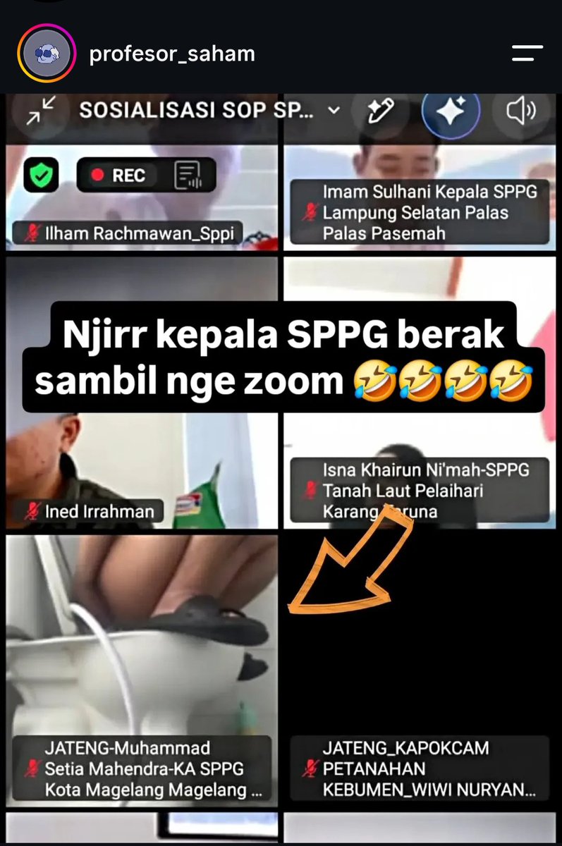 Rantoprstyo's tweet photo. Zoom Sambil Tidur ❌
Zoom Sambil Berak ✅ https://t.co/zlhu2XiV2Y