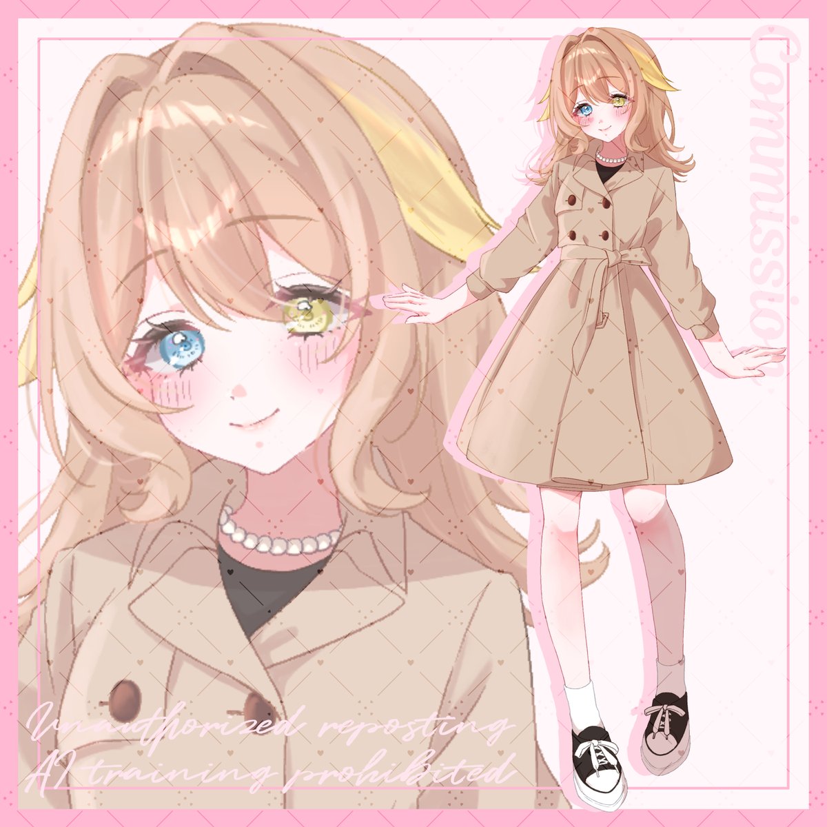 melunyann's tweet photo. 【 #commission 】

全身 シンプルイラストのご依頼でした！
ありがとうございました～🌸

#有償依頼 #立ち絵 https://t.co/dANNHVFc1N