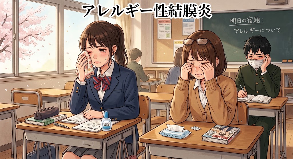 comed_vol's tweet photo. 中高生限定で新しい目薬モニター募集してます！  
①アレルギ��で目のかゆみがやばい  
②授業中眠いのか目がかゆいのか分からん   
③部活中コンタクトゴロゴロして集中できない  
気になったらお母さん・お父さんにLINEで送ってみてね！    
https://t.co/piG0RUdnYN 
#花粉症 #アレルギー性結膜炎 https://t.co/qlSvlQABzL