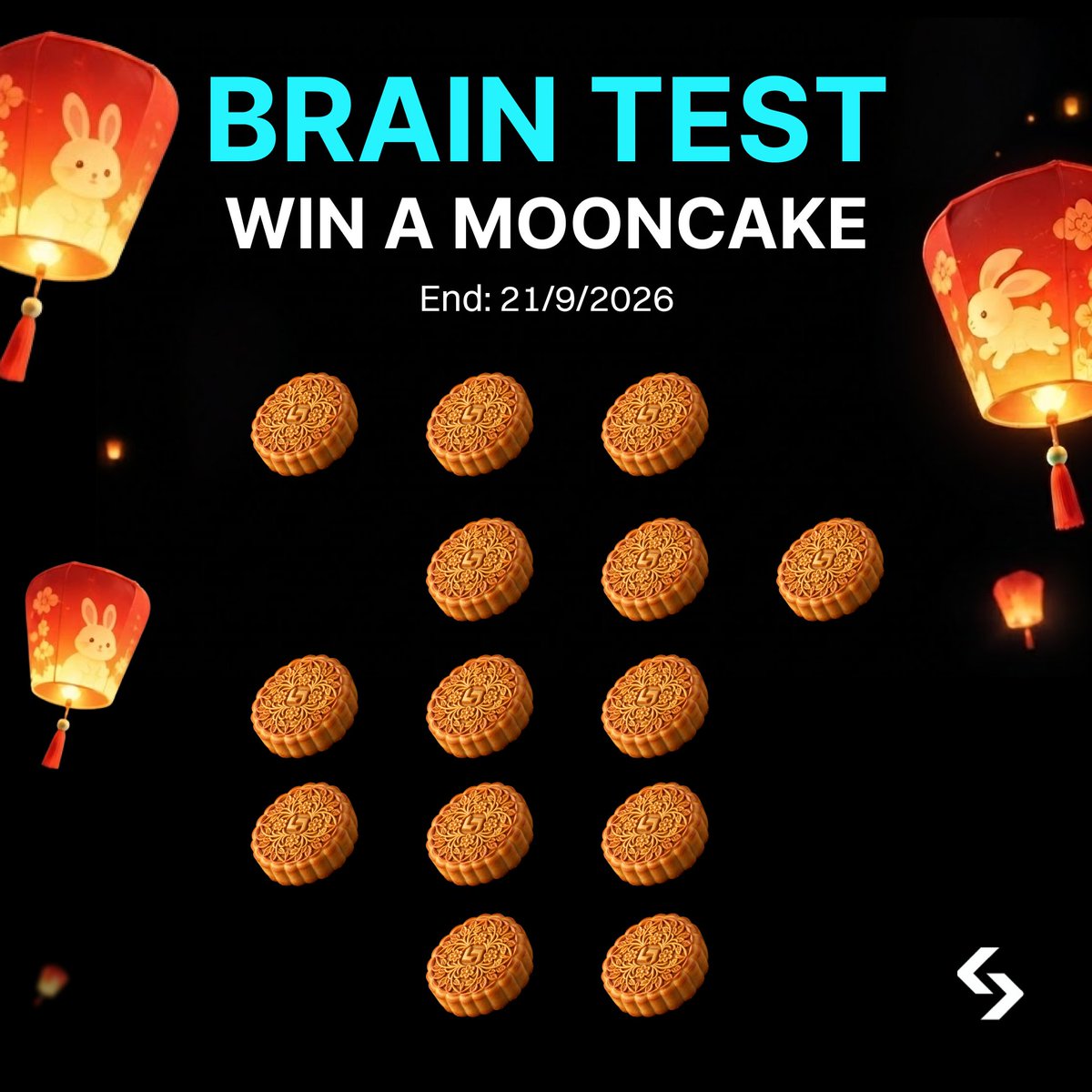 bitgetvietnam's tweet photo. 🥮 CONNECT THE MOONCAKE 🥮

Connect every mooncake icon with ONE line — no crossing, no lifting your pen!

1️⃣ Like & quote this post with #KCGI2026 #trungthudaichien
2️⃣ Comment your UID + a screenshot of your completed line
3⃣Fill the information: https://t.co/PSRFNlBk2J

🏆 5 lucky winners = $10 each
🎁 5 lucky sharers = $5 each

📅 24/9/2026

This information is for reference only and is not investment advice❗️