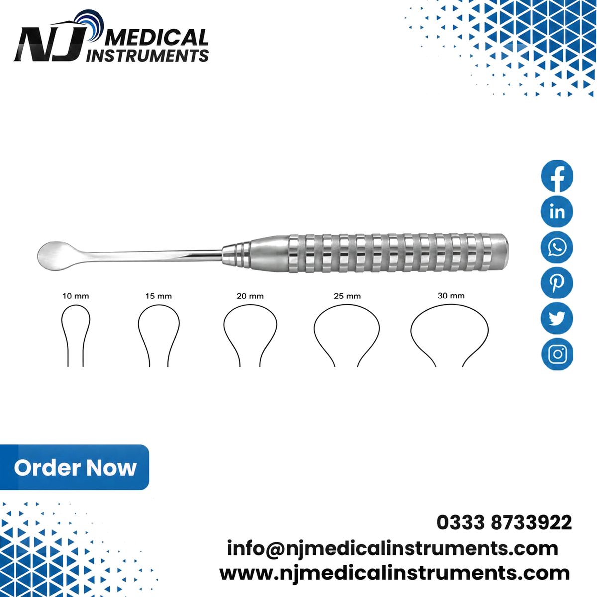 enterprises_nj's tweet photo. Comfort Cobb Elevator
✔️ High-Quality Stainless Steel
✔️ Comfortable Handling
🌎 Worldwide Shipping
🛒 Order Now: https://t.co/L8pQ9snno0
📩 info@njmedicalinstruments.com | ☎️ +92 333 8733922
#ComfortCobbElevator #OrthopedicInstruments #MedicalInstruments https://t.co/xO4PAgB53e
