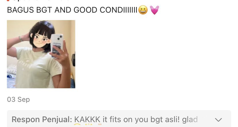 sha68810186's tweet photo. sekali kali mau up testimaniez dr buyerku 
😆🤩🌟‼️🤍 https://t.co/2uOYDnHVxs