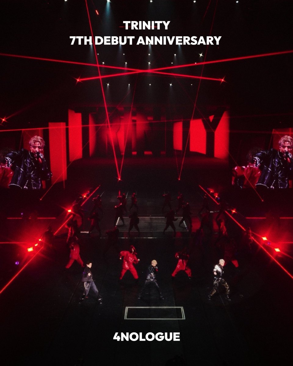 4NOLOGUE's tweet photo. Trinity 7th Debut Anniversary 

#TRINITY_TNT
#TRINITY7thAnniversary
#4NOLOGUE
#ForPeopleForCulture https://t.co/MrUmFXnRdl