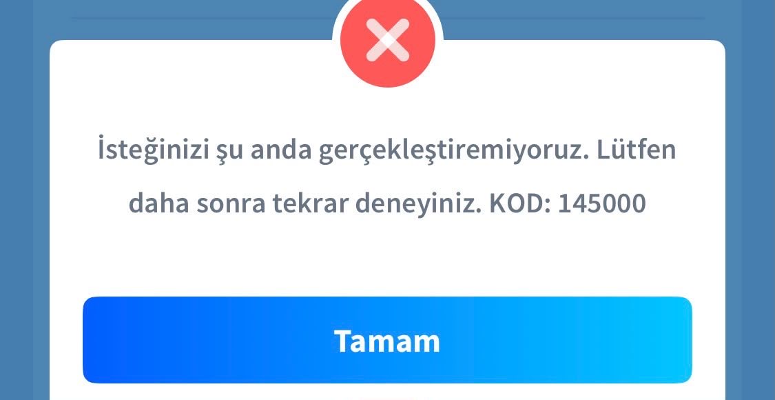 metiintas's tweet photo. Fiyat güncellendi. Şimdi de farklı hata veriyor. Dalga geçiyorlar resmen. Herhangi bir açıklamada yok https://t.co/9i0ZbGEmxB