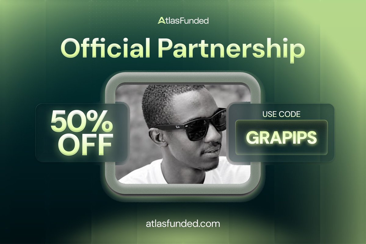 1Grapips's tweet photo. $5.

That's the entry on @atlasfunded's Access Challenge, and it's a big part of why I've partnered with them.

They also run zero consistency rules on instant accounts, so you trade your way and keep what you make.

50% off sitewide with GRAPIPS https://t.co/hAKWAZVN9d