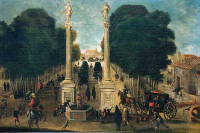 ElCiceroneSVQ's tweet photo. LA ALAMEDA, EL PRIMER PARQUE URBANO DE EUROPA
 En 1574, Sevilla hizo algo que hoy nos parece normal, pero que entonces era extraordinario.
 El Conde de Barajas, Francisco Zapata de Cisneros, decidió transformar la insalubre Laguna de la Feria en un gran paseo arbolado para el disfrute de los sevillanos.
 Nacía la Alameda de Hércules.
 Se plantaron árboles, se construyeron fuentes y se creó un espacio abierto para pasear, encontrarse y disfrutar de la ciudad. La Junta de Andalucía la considera posiblemente el primer paseo público de Europa.
 Pero hay otro detalle fascinante.
 Para monumentalizar aquel nuevo paseo se llevaron hasta allí dos enormes columnas romanas procedentes del antiguo templo de la calle Mármoles. Sobre ellas se colocaron las esculturas de Hércules y Julio César.
 ¿Y por qué precisamente ellos?
 Hércules, según la tradición, era el fundador mítico de Sevilla; Julio César, quien había dado a la ciudad una nueva dimensión y protección mediante sus murallas. Así, Roma, la leyenda y la propia historia de Sevilla quedaban representadas en la entrada de aquel nuevo espacio público.
 Y de aquellas columnas, y de aquel Hércules, nació el nombre que todavía conserva:
 Alameda de Hércules.
