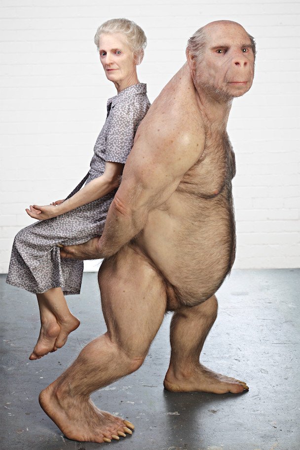 milkydraws8's tweet photo. The "Ratgirl" is from Australian artist Patricia Piccinini's 'Leather Landscape' (2003). She's been one of my greatest inspirations and favorite artists since highschool https://t.co/b9XLMntqMi