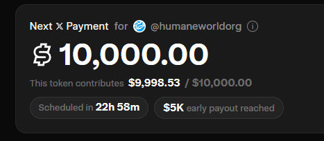 HUGEWANGPAID's tweet photo. .@humaneworldorg we have raised $10,000 USD for you to claim in X Money.

Please reach out, my community would love to hear from your team! https://t.co/1KXyNzxAyh