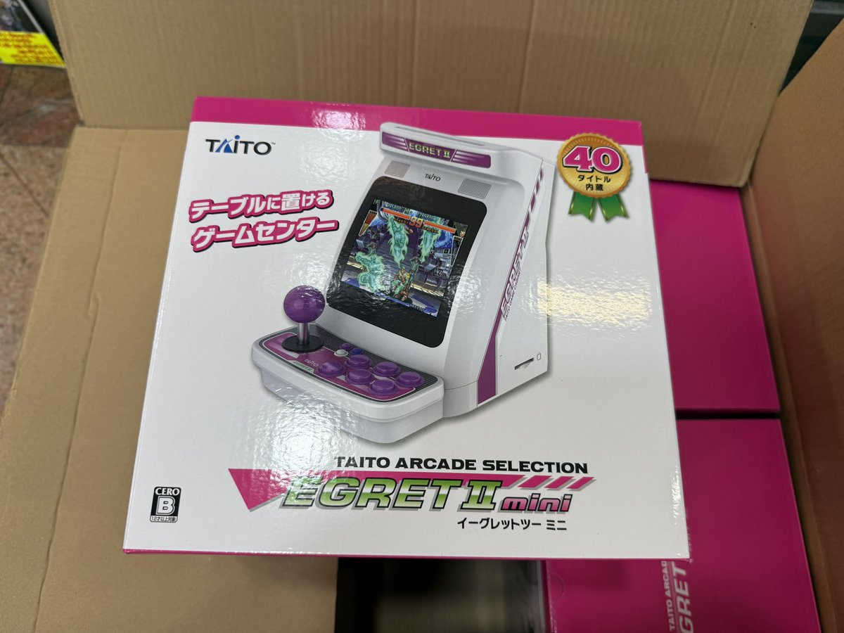 ManQgameshop's tweet photo. TAITO EGRET II mini 主機已經再少量返貨😉👍 https://t.co/KyleMcVvr3