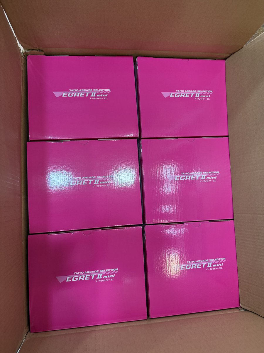 ManQgameshop's tweet photo. TAITO EGRET II mini 主機已經再少量返貨😉👍 https://t.co/KyleMcVvr3