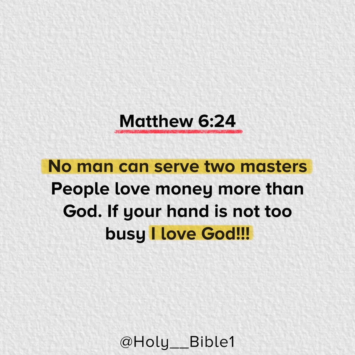 Holy__Bible1's tweet photo. Matthew 6:24 https://t.co/81X85Hx77q