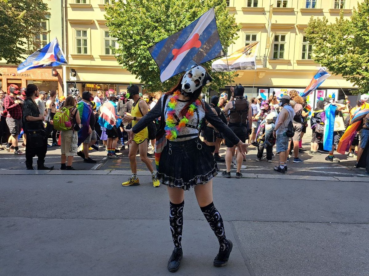 JennyGothPup's tweet photo. Proud puppy🏳️‍🌈
#puppy #puppyplay #gothculture #gothic #bdsm #pride #fetish #furry #abdl #dog https://t.co/Sa9OvblJXJ