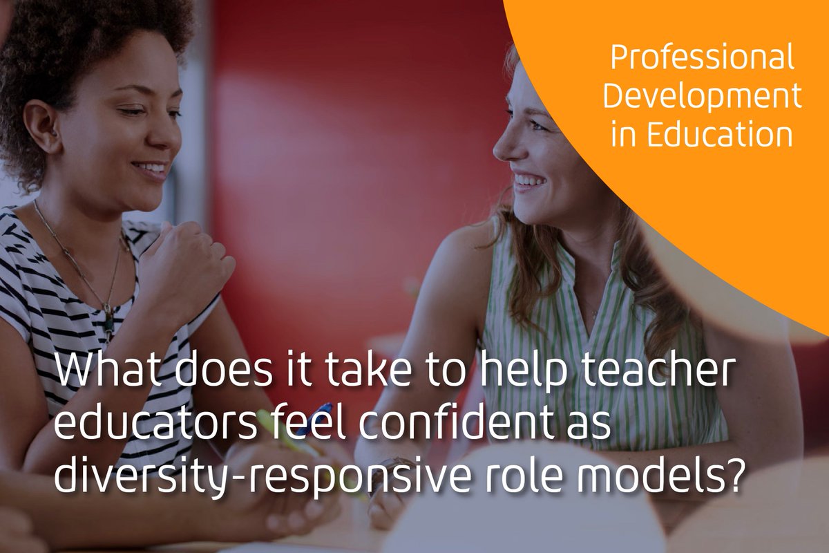 PDiEjournal's tweet photo. What does it take to help teacher educators feel confident as diversity-responsive role models? Ponet et al investigate this in "Promoting diversity-responsive teacher educators: the impact of a tailored professional development initiative." 
https://t.co/VP6VheV8pu https://t.co/9oEArFJLun