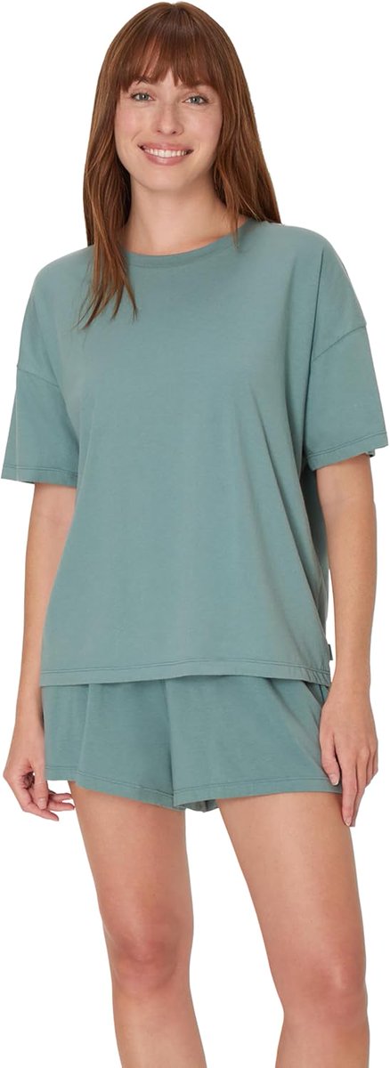 MingWren58185's tweet photo. Ultimate soft comfort! 🌿 Soft bamboo viscose pajama set – boxy tee + high-rise shorts. Lightweight, breathable &amp; perfect for lounging. $20.60
📷https://t.co/jkBxzavxGj
#BambooPajamas #BoxyTeeSet #LoungeSet #WomenSleepwear #SoftLoungewear #BreathablePJs https://t.co/v8CjrQn0nU