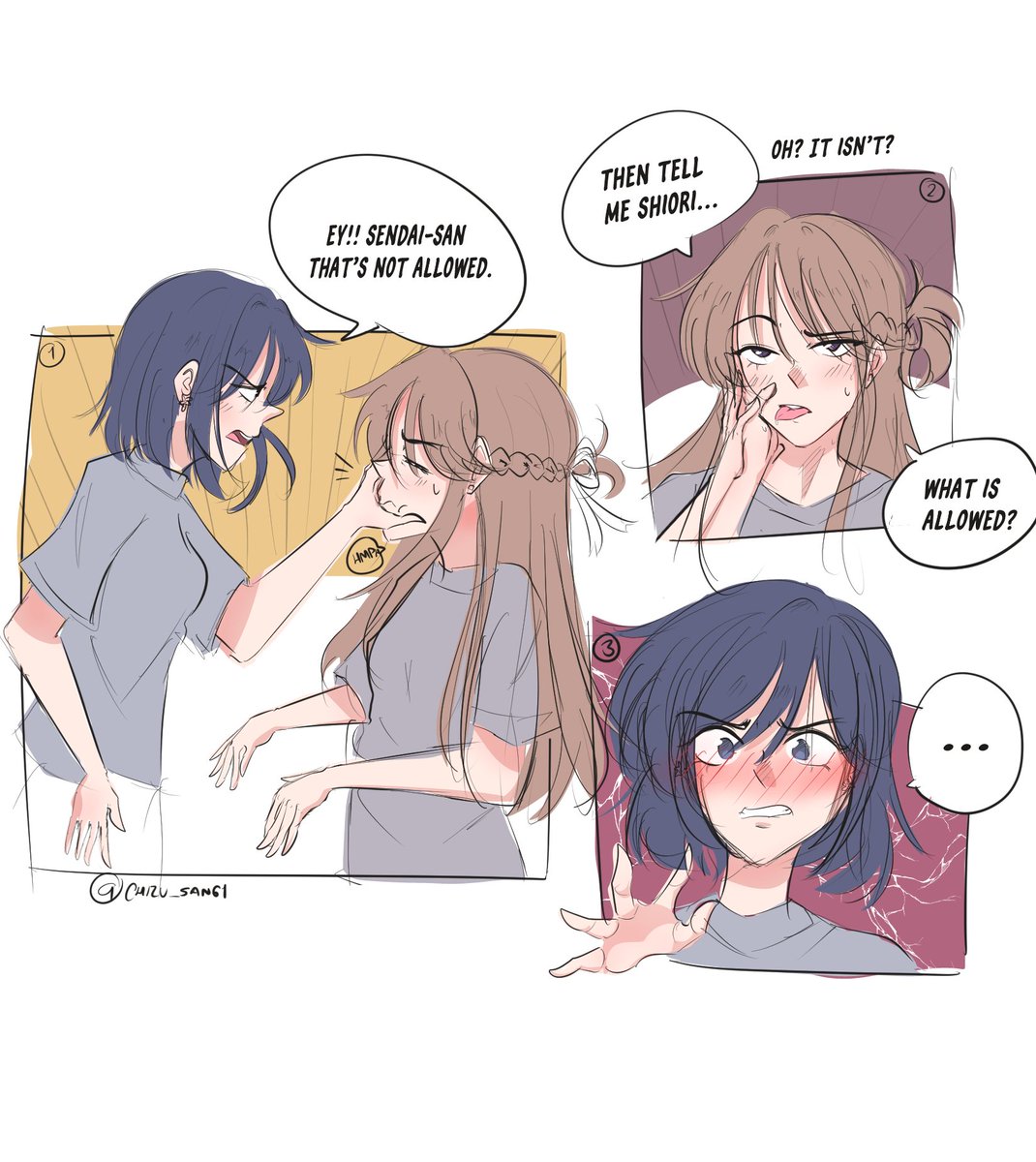 Latortillaconq1's tweet photo. Bruh~
#senyagi #yuri #週に一度クラスメイトを買う話 #sandai #miyagi https://t.co/NGOq6Ma7Xy