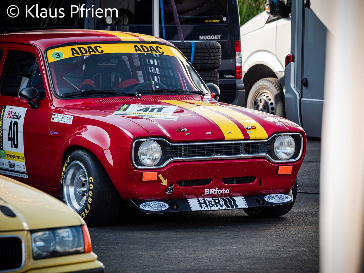 YungAltimus's tweet photo. Paddock at the Nürburgring Classic 2025 
Ford Escort Mk I https://t.co/Cf0rBqDHl8