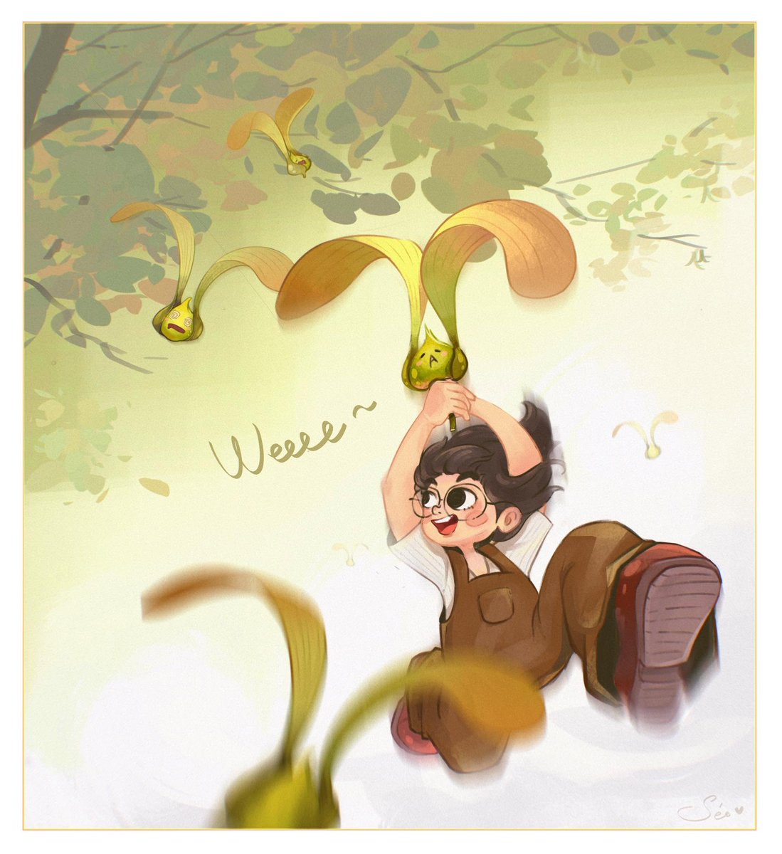 seo96oes's tweet photo. Weeee~ Catching the wind! ๐
#art #illustrationโโ #digitalart #wingedseed https://t.co/sVivWFDneX