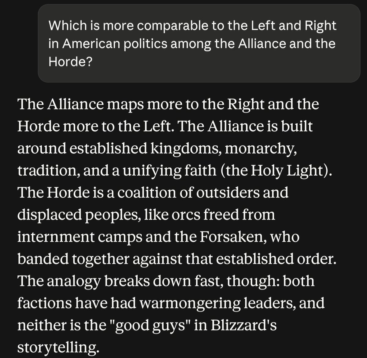 xrocketman1245's tweet photo. @Mankosmash @Asmongold @mrfishspit @Warcraft Dented opinion https://t.co/BwwJQHgmdj