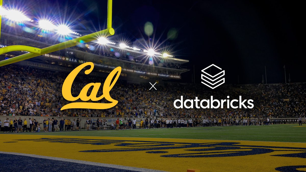 databricks's tweet photo. Today, we’re proud to announce Databricks as the new sponsor of Cal Bears Field! 🐻

All seven of our co-founders are Cal alumni. The earliest lines of what would become Databricks were written at Berkeley’s Soda Hall, fueled by late nights and a shared belief that data and AI could accelerate human progress.

This sponsorship is our way of investing in the next generation of researchers and builders who’ll have their own breakthroughs there.

Our mission has always been to democratize data and AI. It started at Cal. We’re glad to help it continue there.

Go Bears. 💙 

https://t.co/oLgbH76WHO