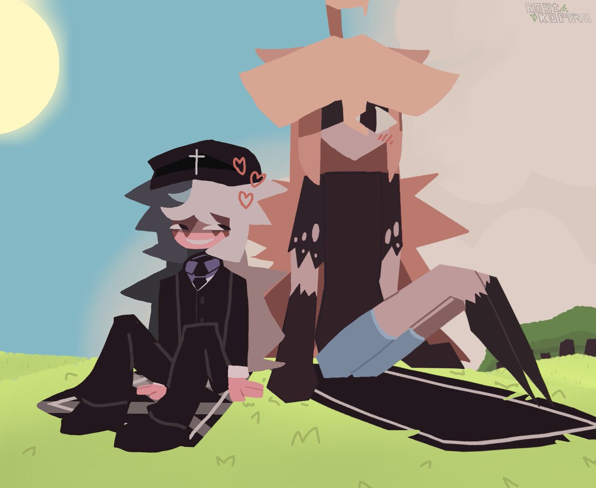 RostKop878's tweet photo. 😊Xister is relaxing with Fen🌱 #KATIEVERSE #Xister #Fen #nonfpe https://t.co/O4gC32kRmd