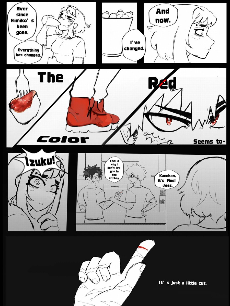 Cheiccaa's tweet photo. Old habits die so hard that they pass through transfusion
#ochacouraraka #izukumidoriya #katsukibakugo #mhasherbet #bkdkch #mha https://t.co/Io35OwScFz