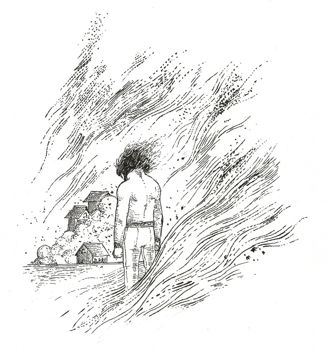 EdoanArtes's tweet photo. Tragedy.

Drawn in 2018.
#art #drawing #inking #inkdrawing #inkart https://t.co/e61wqJFunY