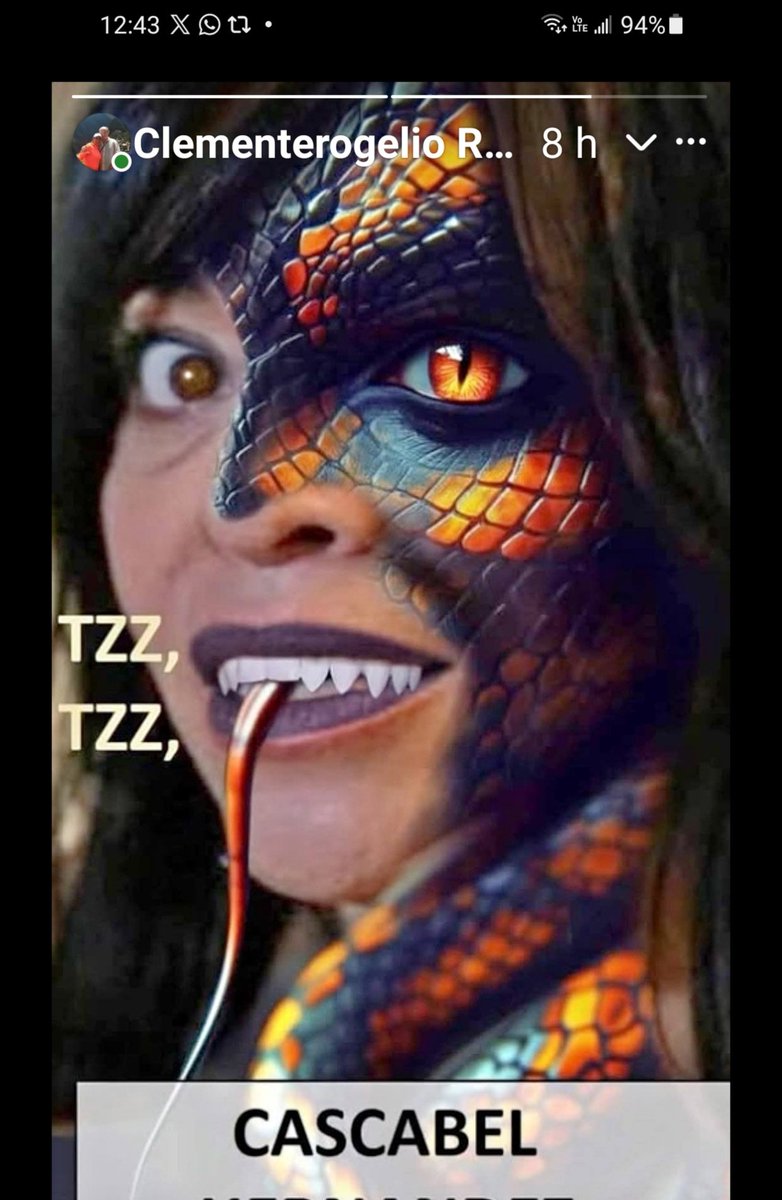 RosaveliaSalaz7's tweet photo. @Mike_Oviedo Ahh  qué la cascabel hernández...pobre w3y,  tú pasquín no sirve ni pá limpiarse el q'lo @anabelhoficial 🐉🤢🤮🤬 https://t.co/pAVoV5TMAN