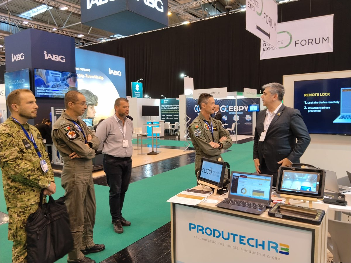 Inforlandiacorp's tweet photo. Technology for demanding defence environments.

Yesterday at #EUDEX2026, we welcomed military professionals to the PRODUTECH stand to discover:
CUCo Security Suite
INSYS Rugged

Come meet us and explore our solutions for secure, resilient defence operations.

#CUCo #INSYS #EUDEX https://t.co/U2SIBIjAn6