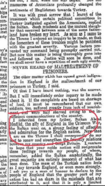 AtaturkunYoluX's tweet photo. Hain vahdettin (Sultan VI. Mehmed), tahta çıktıktan, Mondros Mütarekesi ve İstanbul’un işgalinden sonra 24 Kasım 1918’de The Daily Mail'e yaptığı açıklama şu idi:

“İngiliz milletine kuvvetli sevgi ve hayranlık duygularımı babam Sultan Abdülmecit’ten miras aldım." https://t.co/NSR4fgUPco